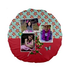 15 Premium Round Cushion : Love Hearts - Standard 15 Premium Round Cushion 15 Premium Round Cushion : Love Hearts - Standard 15 Premium Round Cushion
