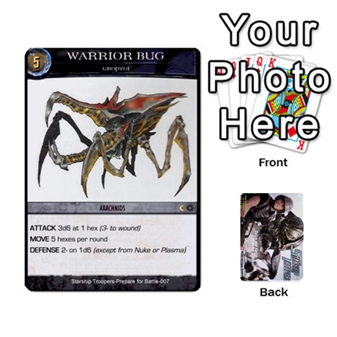 Starship Troopers Prepare For Battle Deck By Michael Front - Spade5