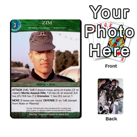 Starship Troopers Prepare For Battle Deck By Michael Front - Club10