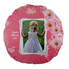 Little Princess 18 Premium Round Cushion - Large 18 Premium Round Cushion Little Princess 18 Premium Round Cushion - Large 18 Premium Round Cushion