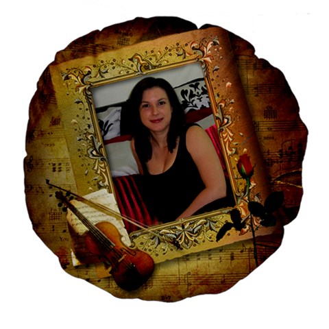 Remember When 18  Premium Round Cushion By Deborah Back