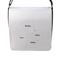 Flap Closure Messenger Bag (L)- Moments Flap Closure Messenger Bag (L)- Moments