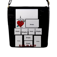 Flap Closure Messenger Bag (L)