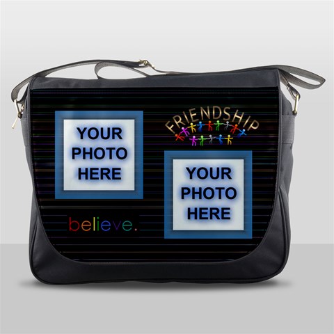 Friendship Messenger Bag By Joy Johns Front