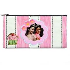 pink stripes pencil case pink stripes pencil case