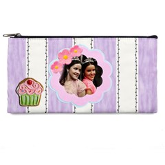 purple stripes pencil case purple stripes pencil case