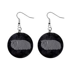 Coronet Guinea Pig Earring - Mini Button Earrings
