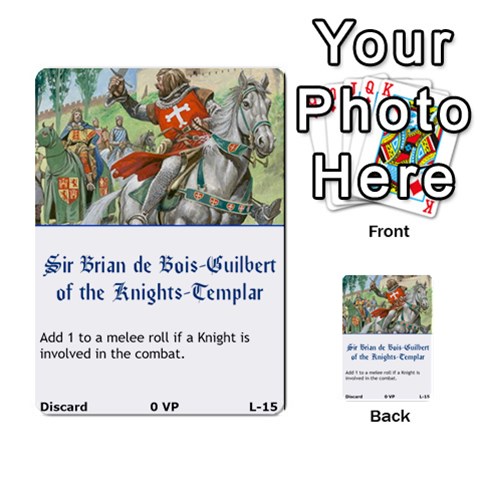 Robin Hood Cards (sheriff Deck) By Mark Johnson Front 32