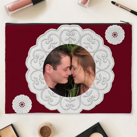 Lace Cosmetic Bag (xxxl) By Deborah Back