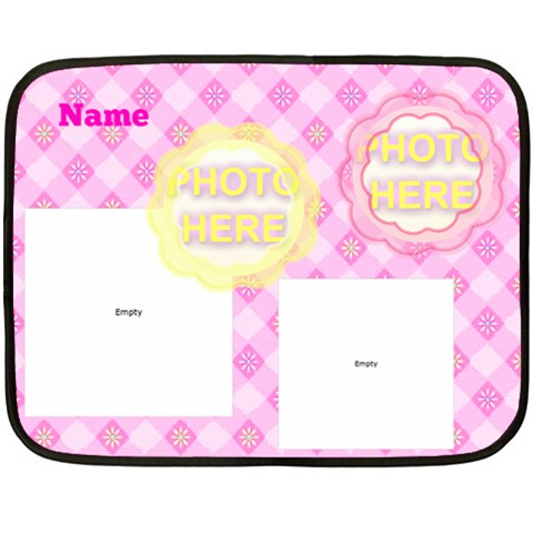 Baby Girl Mini Blanket By Joy Johns 35 x27  Blanket Front