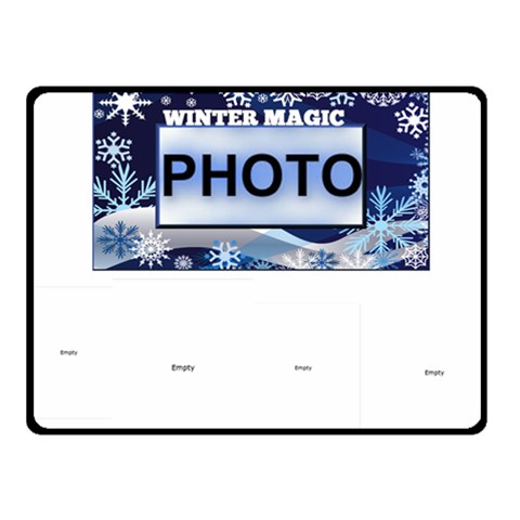 Winter Magic Small Blanket By Joy Johns 50 x40  Blanket Front