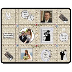 Wedding Medium Fleece Blanket - 60  x 50  Fleece Blanket (Medium)
