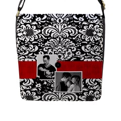 Damask Messenger Bag (lg)