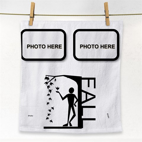 Fall Face Towel By Joy Johns Front