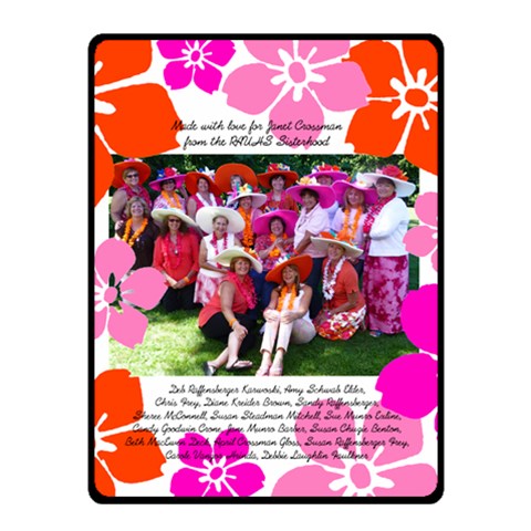 Mrs  Crossman By Candy 50 x40  Blanket Front