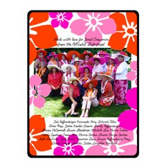 mrs. crossman - 50  x 40  Fleece Blanket (Small)