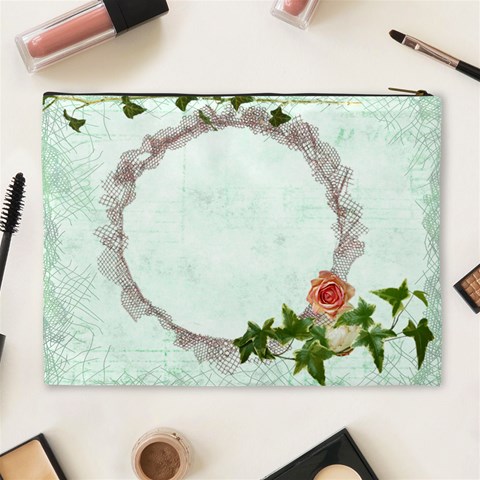 La Vie Cosmetic Bag By Catvinnat Back