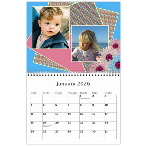 My Picture Calendar (any Year) By Deborah Jan 2026