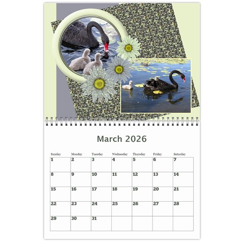 My Picture Calendar (any Year) By Deborah Mar 2026