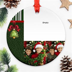 christmas - Round Ornament (Two Sides)