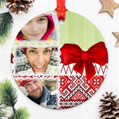 christmas - Round Ornament (Two Sides)