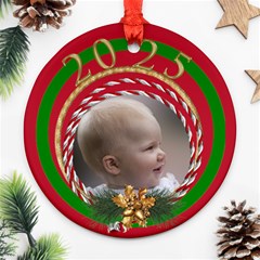 2025 Christmas Round Ornament - Ornament (Round) 2025 Christmas Round Ornament - Ornament (Round)