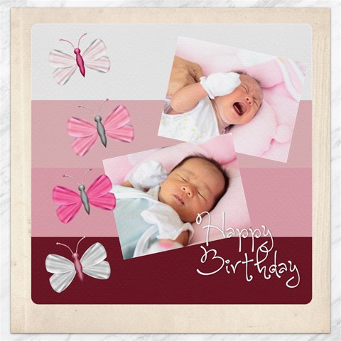 Happy Birthday By Happy Birthday 15.2 x15.41  Canvas - 1