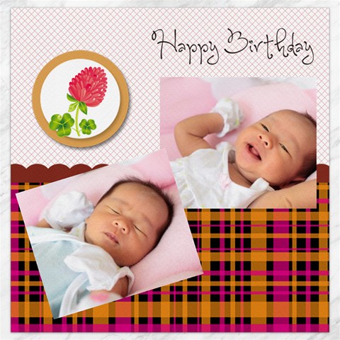 Happy Birthday By Happy Birthday 15.2 x15.41  Canvas - 1