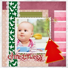 merry christmas - Canvas 16  x 16 
