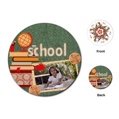 back to school - Playing Cards Single Design (Round) back to school - Playing Cards Single Design (Round)