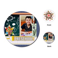 back to school - Playing Cards Single Design (Round) back to school - Playing Cards Single Design (Round)