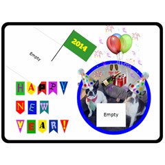 Happy New Year large Blanket 2 - 80 x 56 Fleece Blanket (Large) Happy New Year large Blanket 2 - 80 x 56 Fleece Blanket (Large)