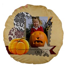 helloween - Large 18 Premium Round Cushion helloween - Large 18 Premium Round Cushion