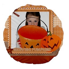 helloween - Large 18 Premium Round Cushion helloween - Large 18 Premium Round Cushion