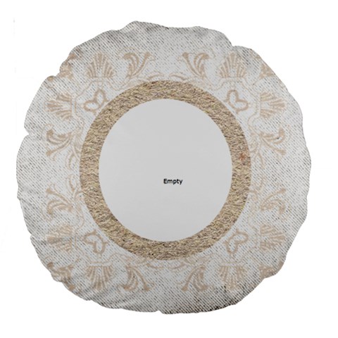 Art Nouveau Ii Round Cushion By Catvinnat Front