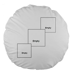 Jungle Fever Monochrome Round Cushion - Large 18 Premium Round Cushion Jungle Fever Monochrome Round Cushion - Large 18 Premium Round Cushion
