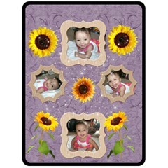 sunflower blanket - 80 x 56 Fleece Blanket (Large) sunflower blanket - 80 x 56 Fleece Blanket (Large)