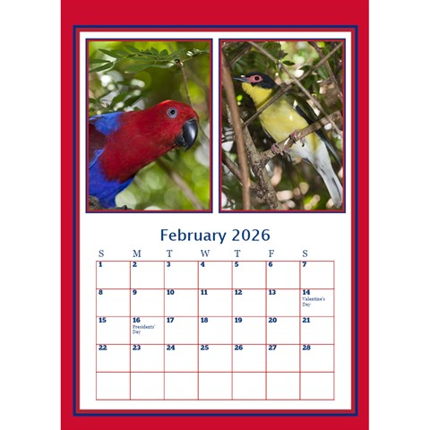 A Picture Desktop Calendar By Deborah Feb 2026