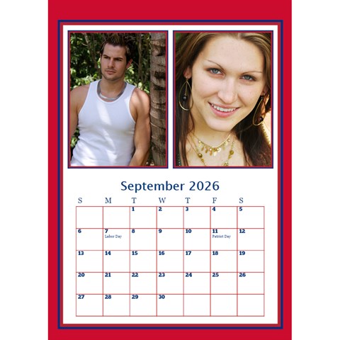 A Picture Desktop Calendar By Deborah Sep 2026