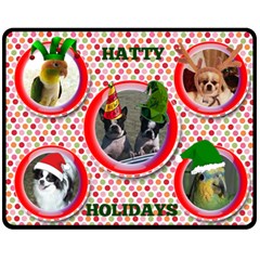 Hattty Holiday medium blanket - 60 x 50 Fleece Blanket (Medium) Hattty Holiday medium blanket - 60 x 50 Fleece Blanket (Medium)