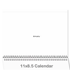 2014kris - Wall Calendar 11  x 8.5  (12-Months)