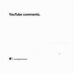 CaH White Cards 7 - Playing Cards 54 Designs (Rectangle)