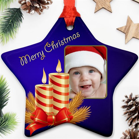 My Little Star 2 Ornament (star) By Deborah Front