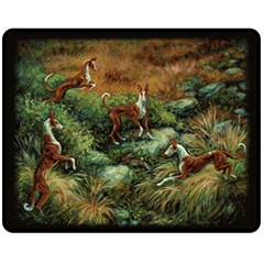 ibizan throw - 60  x 50  Fleece Blanket (Medium)