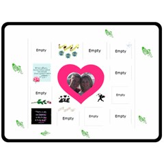 love quotes large blanket - 80  x 56  Fleece Blanket (Large)