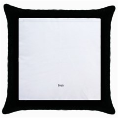 Mallory black pillow - Throw Pillow Case (Black)