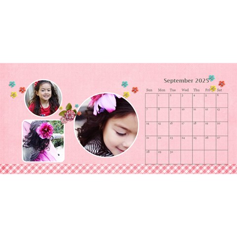 Desktop Calendar 11  X 5  Sep 2025
