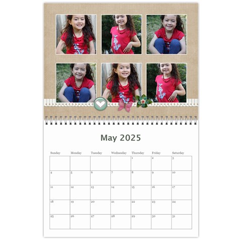 Wall Calendar 11 X 8 5 May 2025