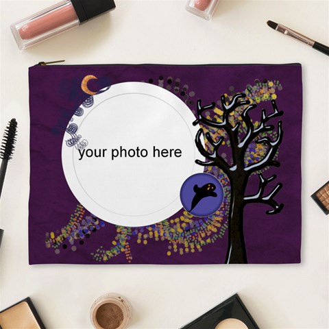 Halloween Night Cosmetic Bag Xl By Zornitza Front