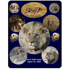 Lion Blanket - 60  x 50  Fleece Blanket (Medium)